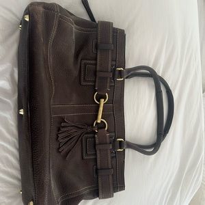 Coach leather tote
